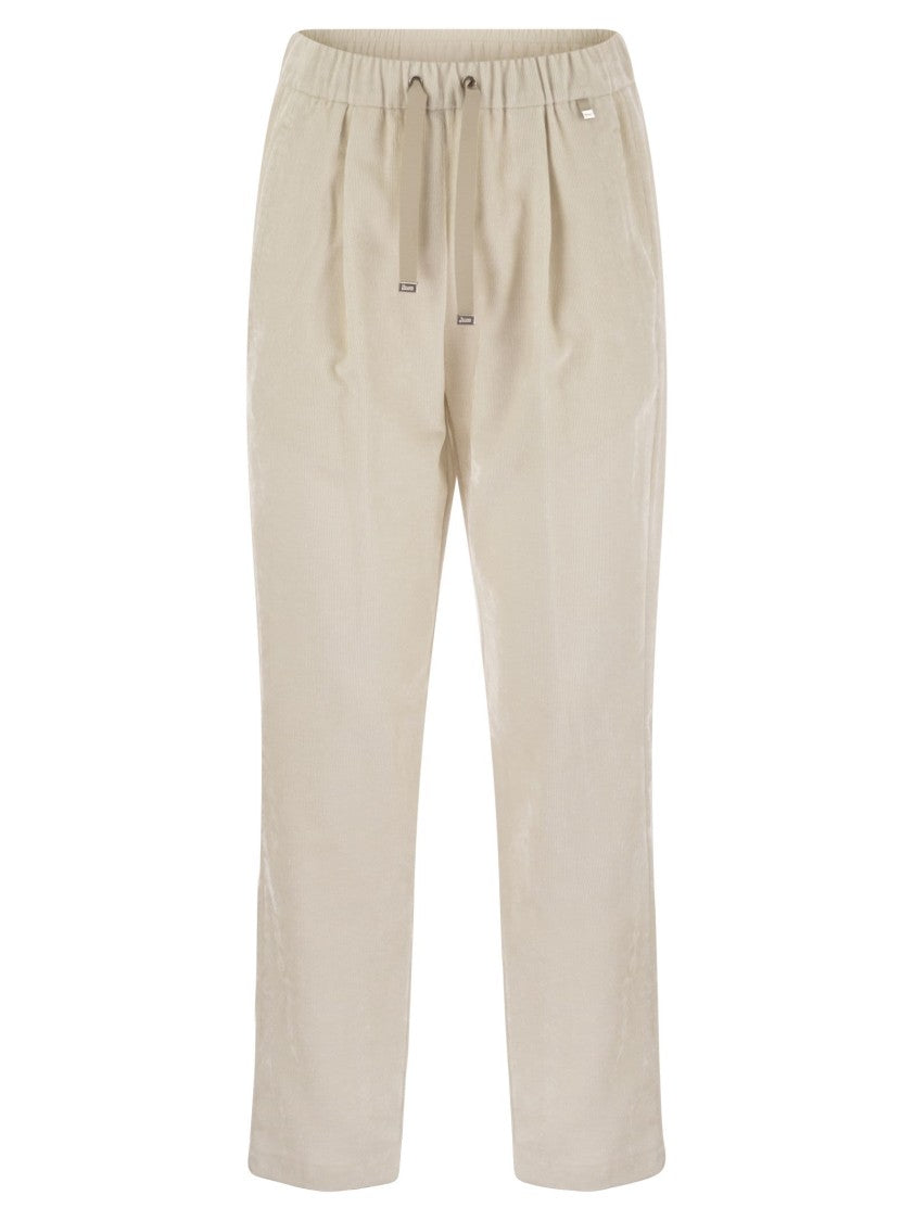 Herno Bright Corduroy Resort Trousers