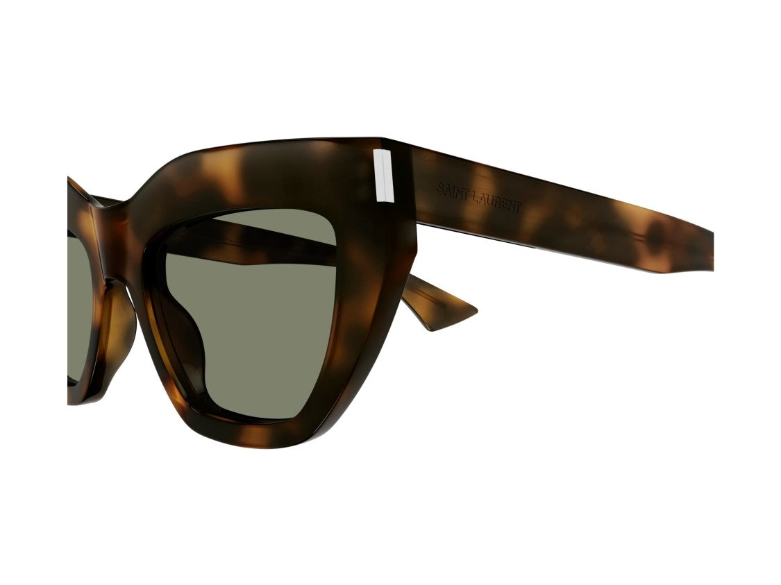 Saint Laurent Sl 759 Metallic Tortoiseshell Oversized Square Sunglasses
