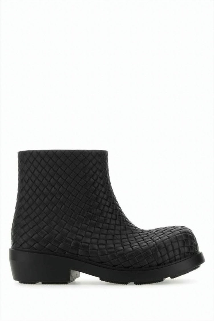 Bottega Veneta Textured Spider Rubber Ankle Boots