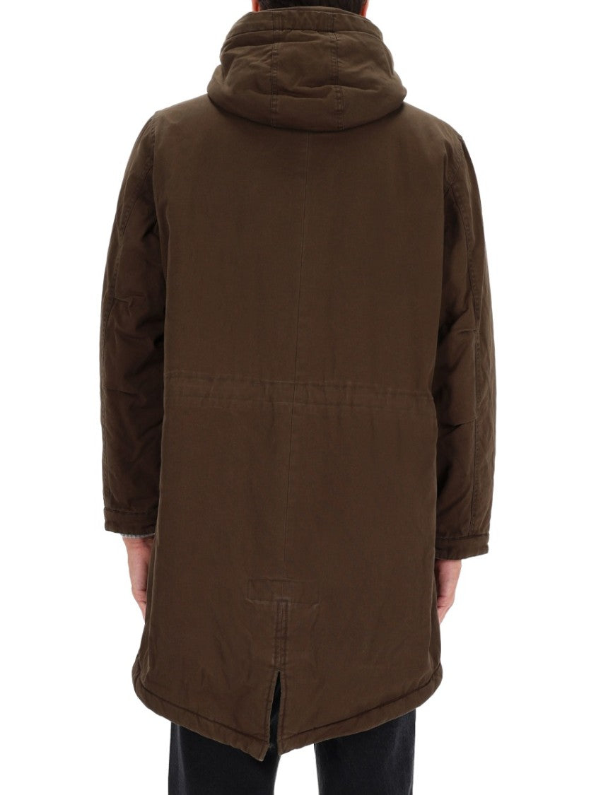 Aspesi Hooded Contrasting Interior Parka