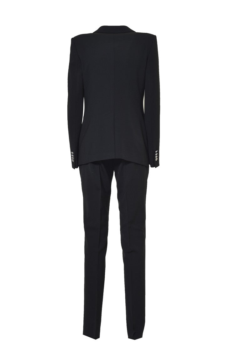 Tagliatore Paris Suit In Black Virgin Wool