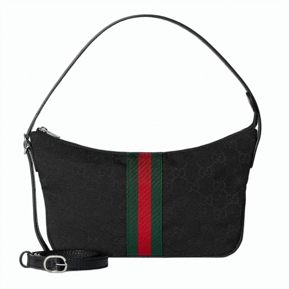 Gucci Textured Fabric Shoulder Bag
