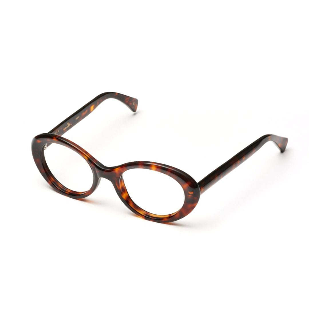Kador Mina Tortoiseshell Oval Frame Sunglasses With Vintage Appeal