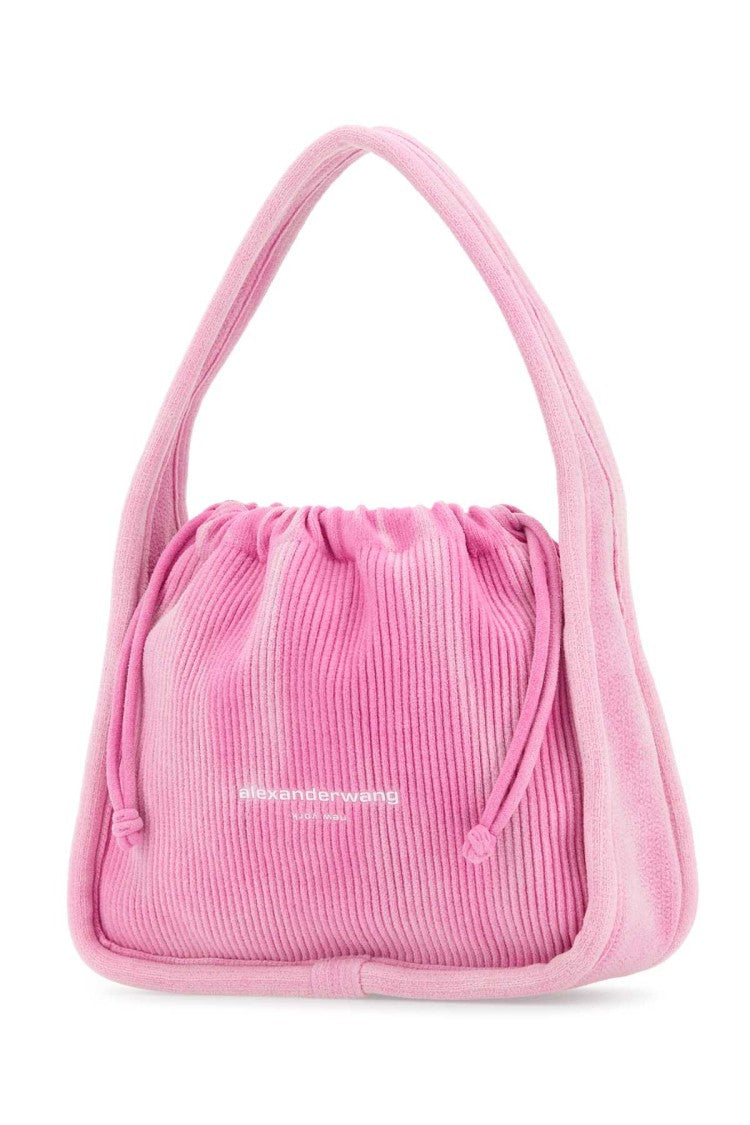 Alexander Wang Pink Corduroy Small Ryan Handbag