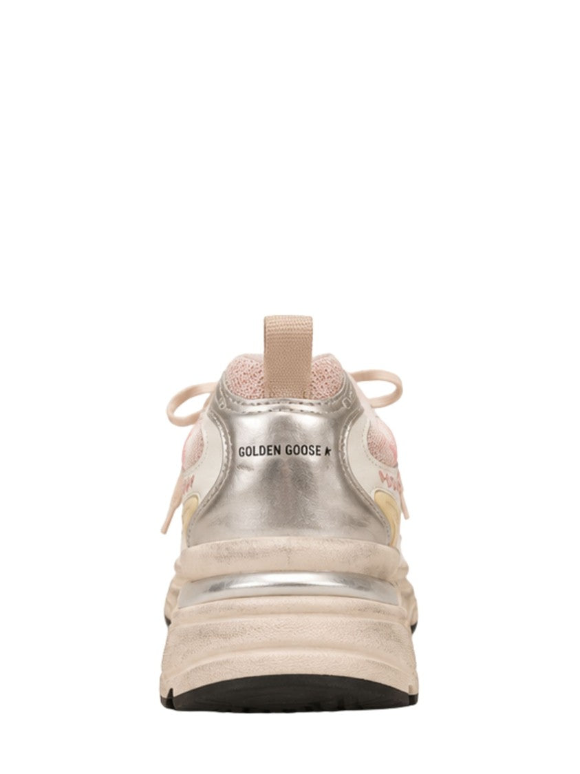 Golden Goose White Mesh Lightstar Sneakers