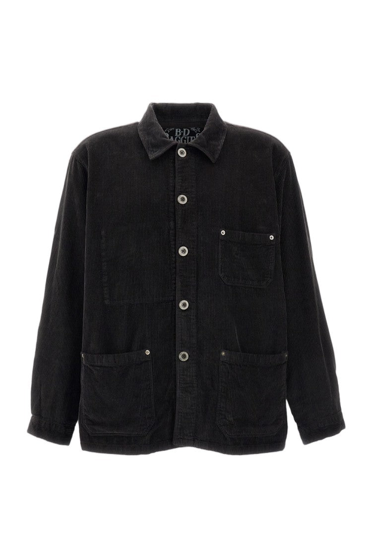 Bdbaggies Brown Workwear Cotton Corduroy Jacket