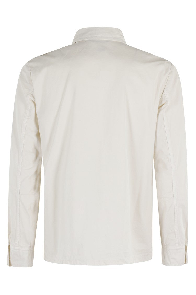 Aspesi Field Jacket With Pointed Collar And Flap Pockets