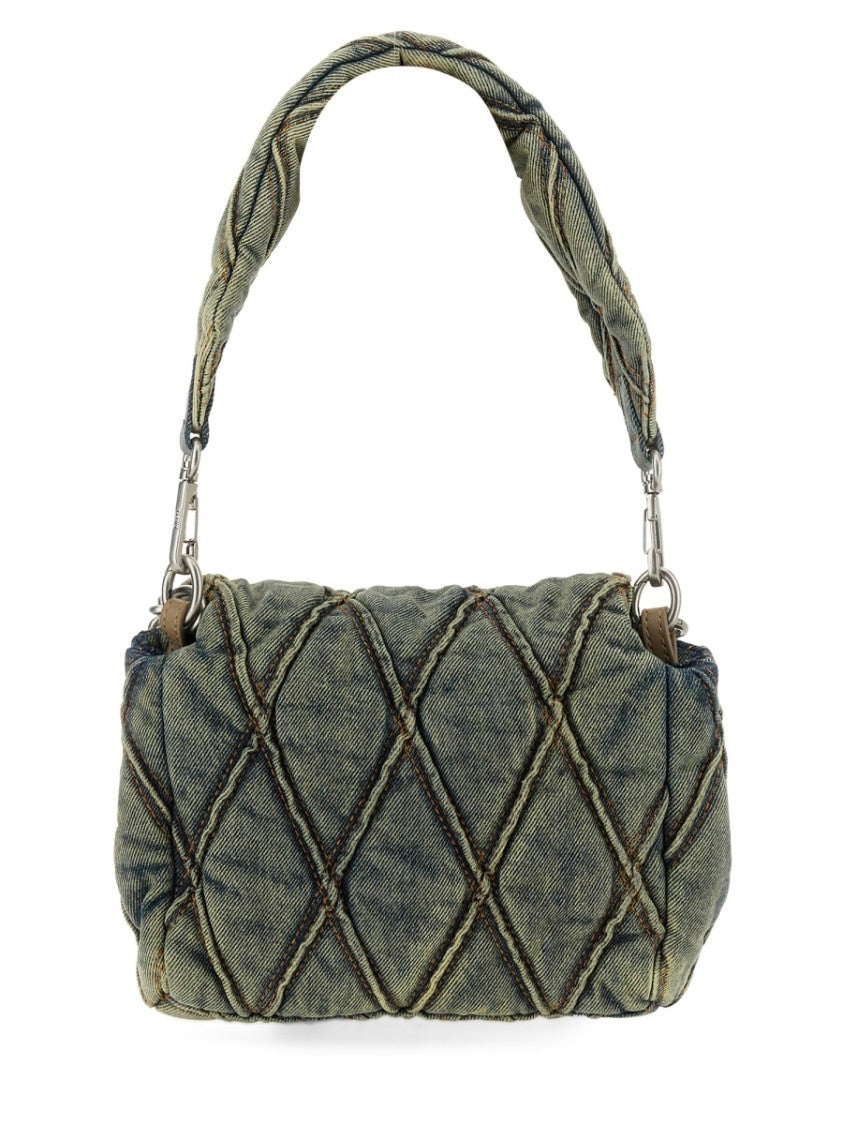 Diesel Charm-D Small Quilted Cotton Bag