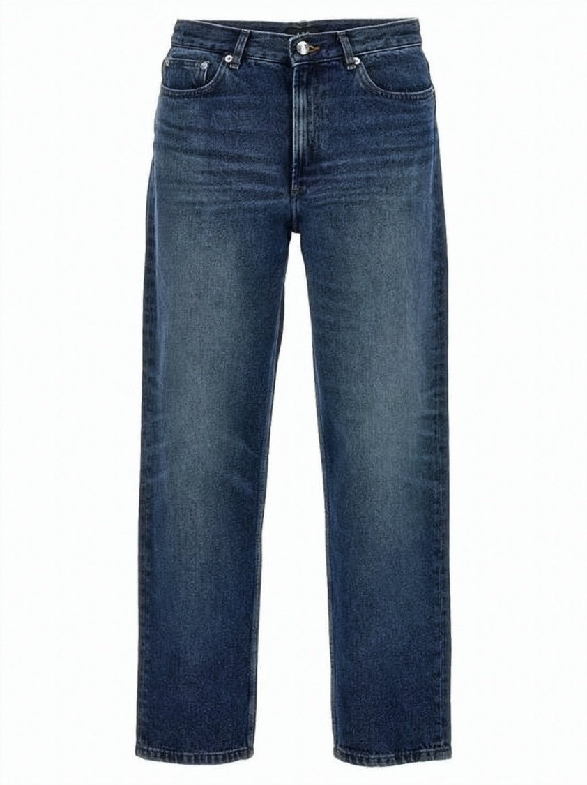 A.P.C. Straight-Leg Denim Pants With Mid-Rise And Five-Pocket Design