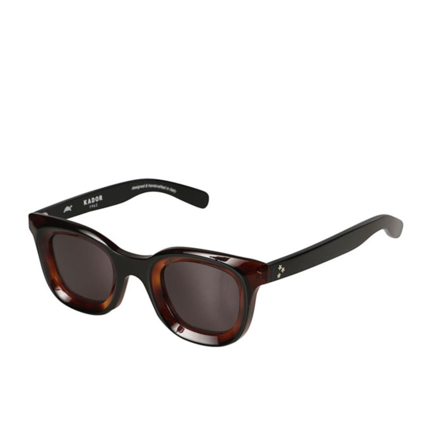 Kador Joy Bold Rectangular Tortoiseshell Sunglasses With Star Accents