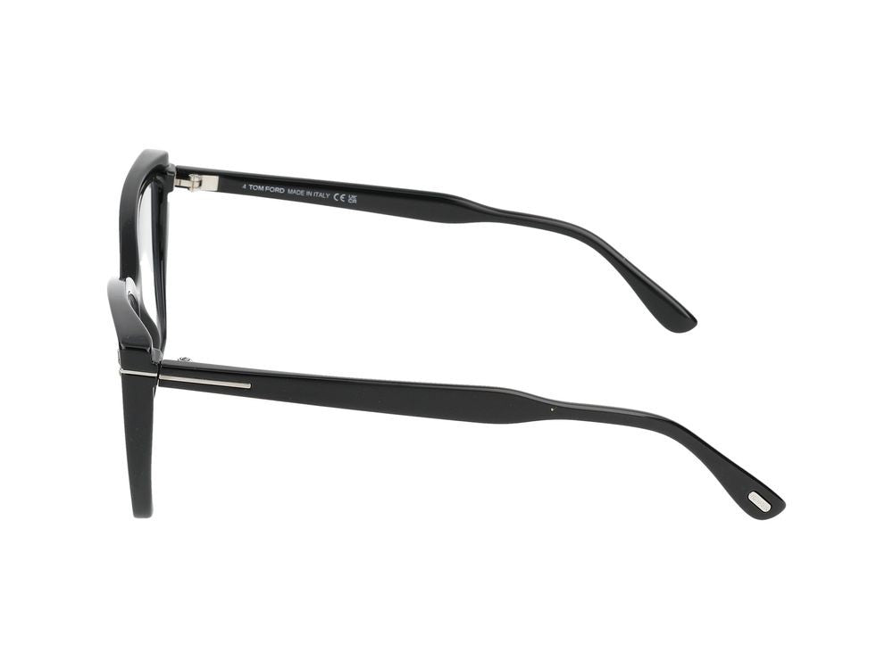 Tom Ford Black Ft5844-B Oversized Square Eyeglasses