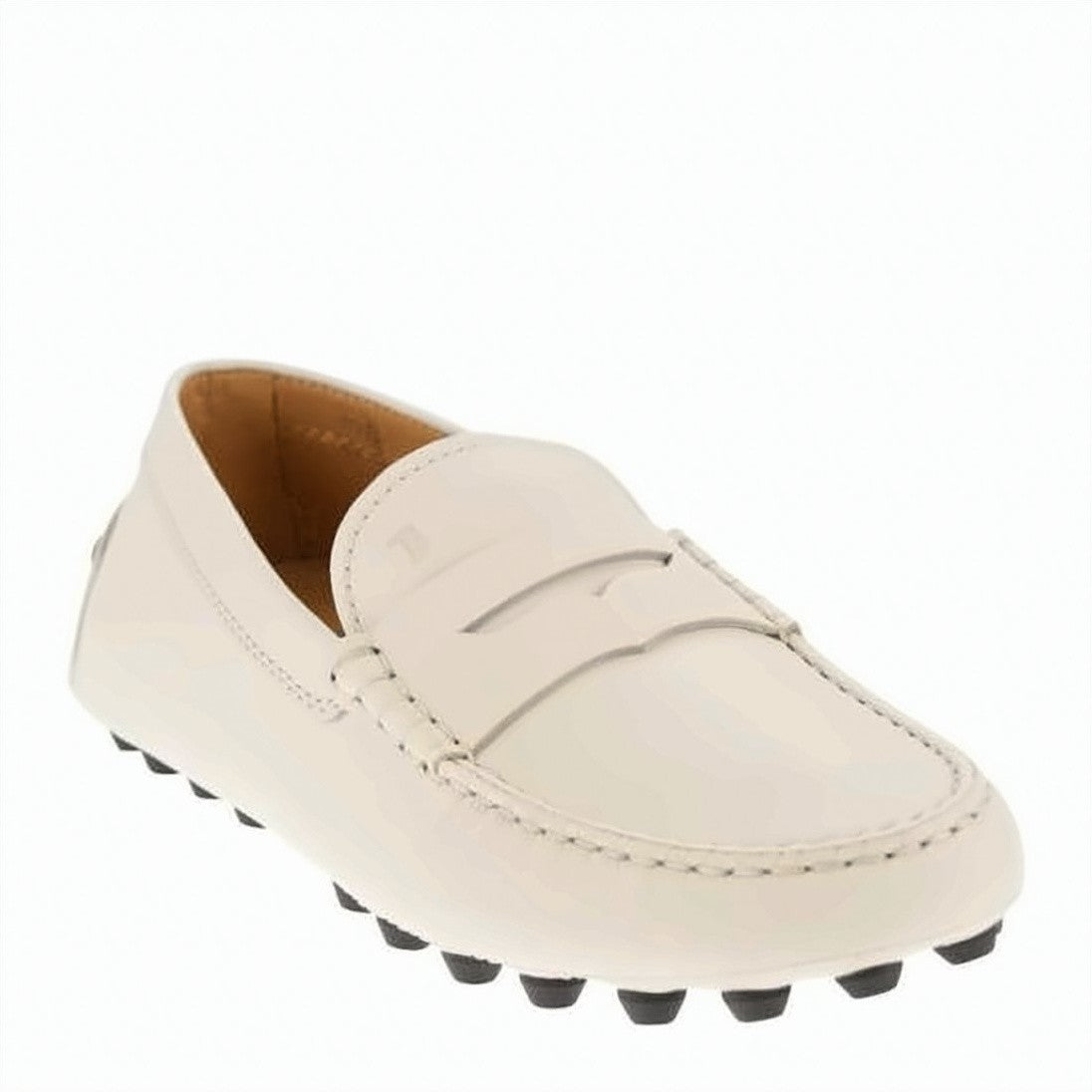 Tod's Smooth Leather Driving Shoes With Penny Strap