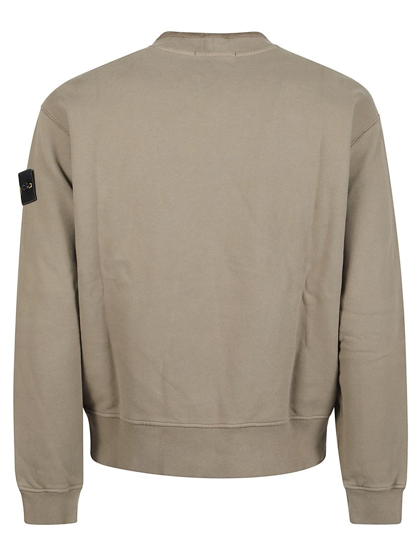 Stone Island Classic Cotton Crewneck Sweatshirt