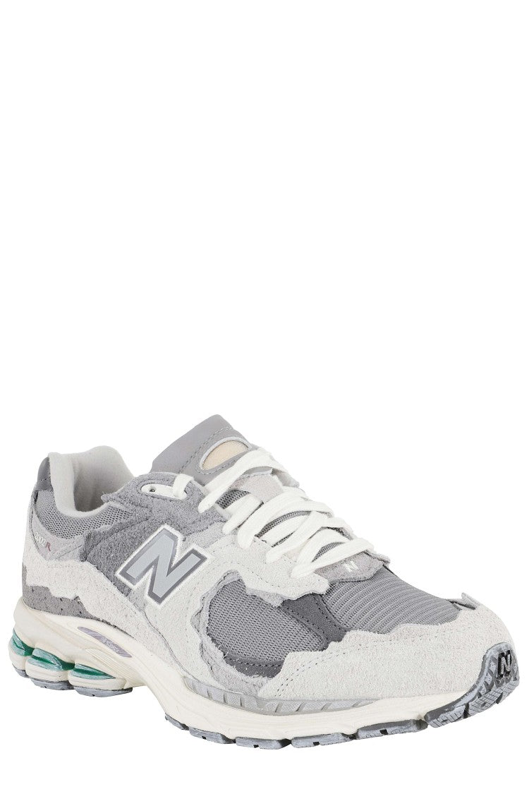 New Balance Layered Grey Sneakers With Suede