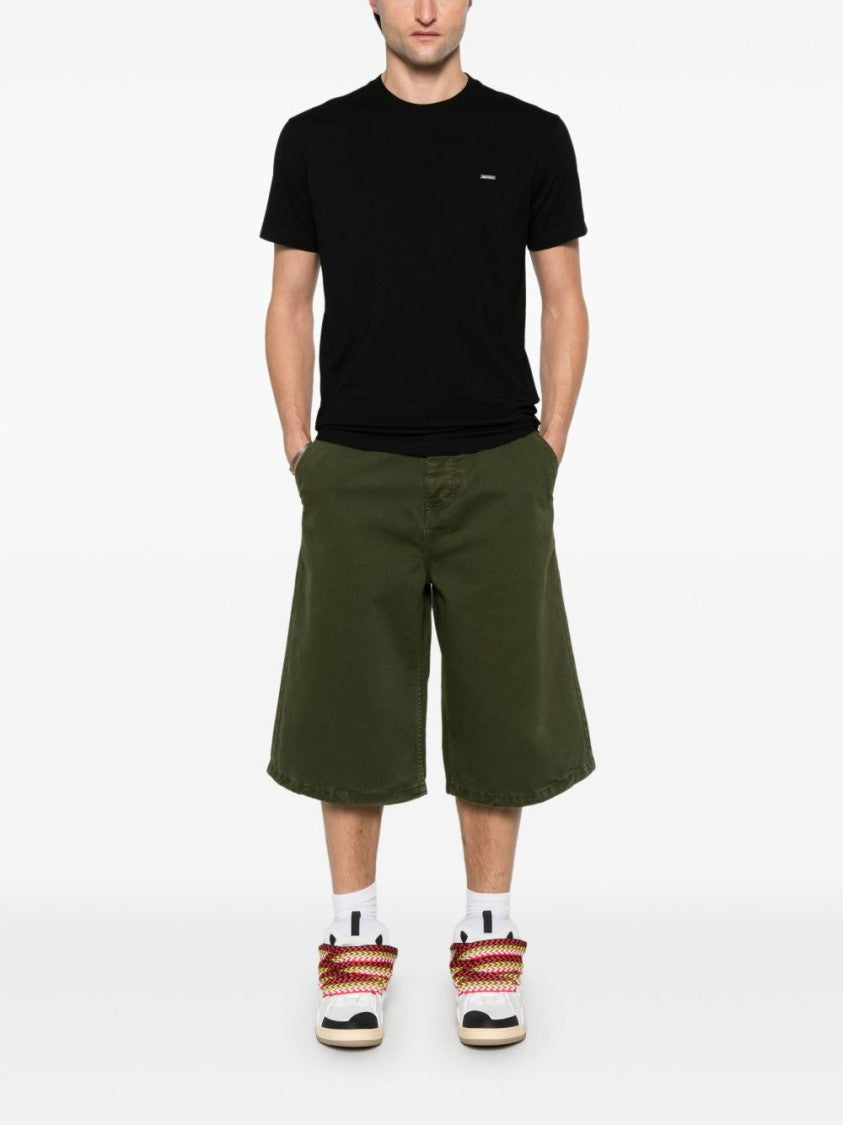 Dsquared2 Classic Black T-Shirt With Round Neck