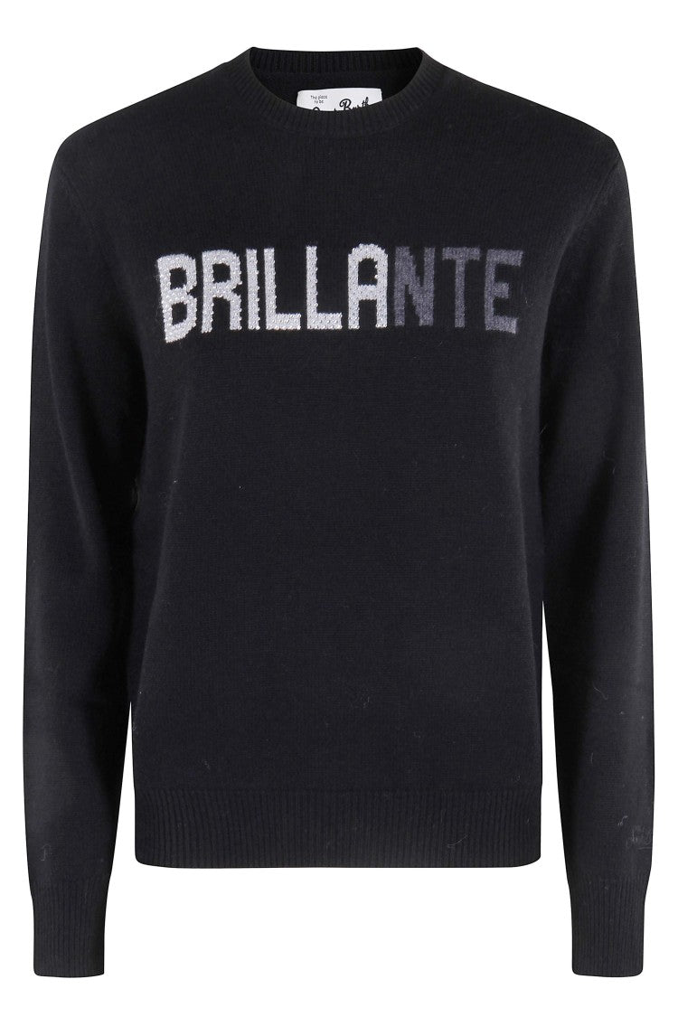 Mc2 Saint Barth Rhinestone-Embellished Crew Neck Sweater