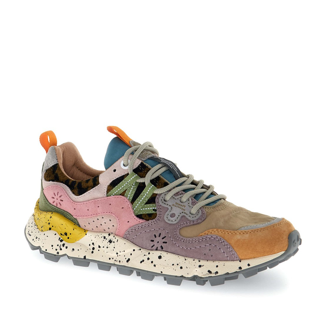 Flower Mountain Yamano Rope Sneakers - Ochre Mauve Powder Grey