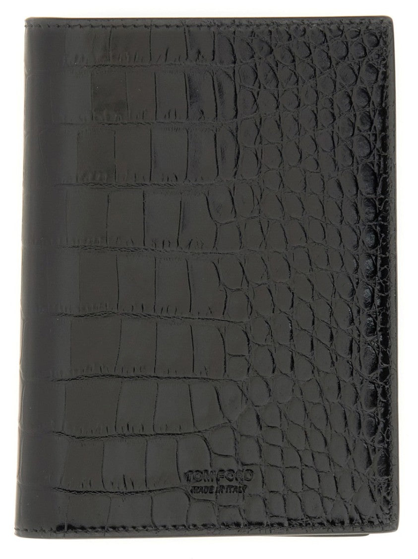 Tom Ford Leather Passport Holder