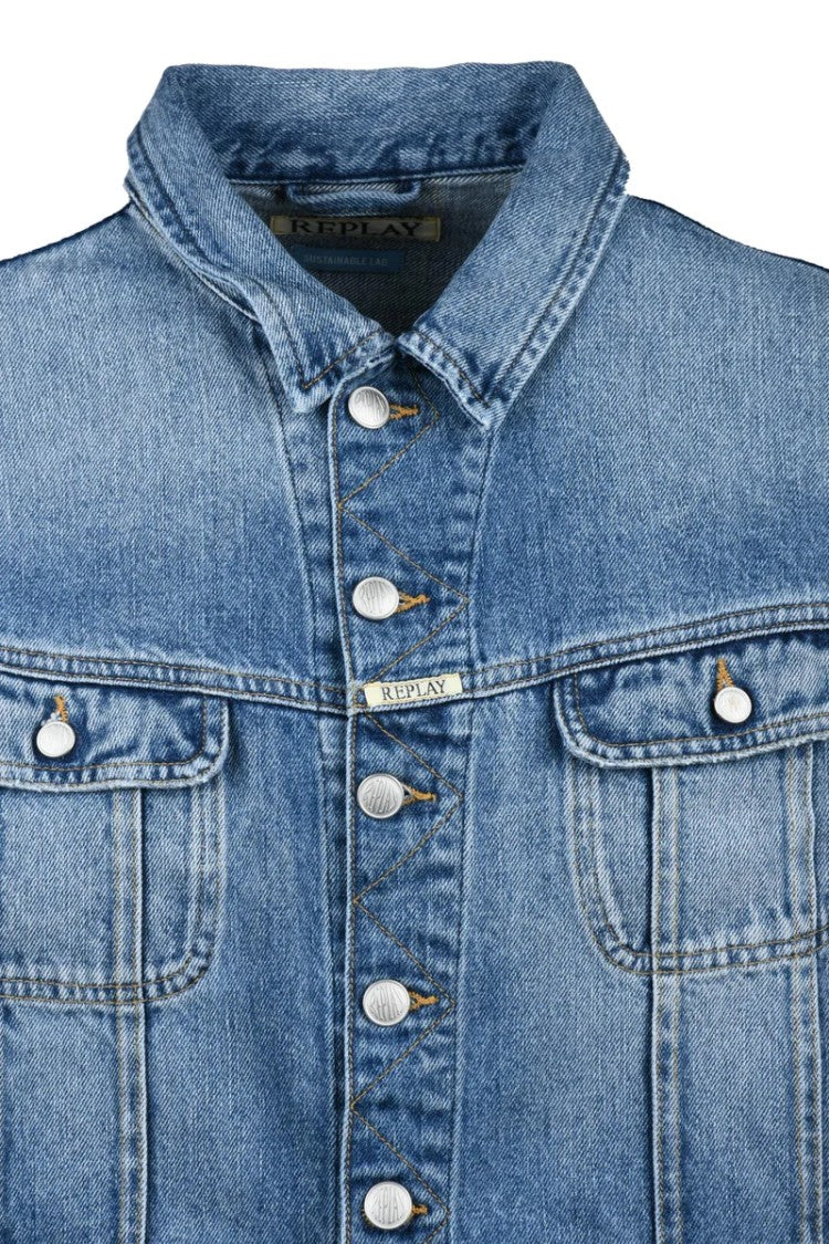Replay Denim Jacket - Light Blue