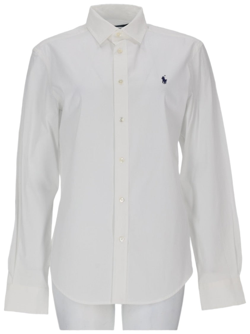 Polo Ralph Lauren Classic Long-Sleeve Embroidered Cotton Shirt