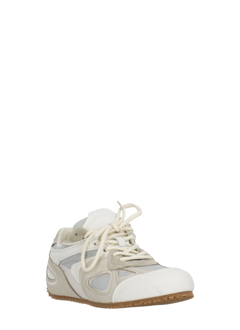 Axel Arigato White Slow Runner Leather-Blend Sneakers