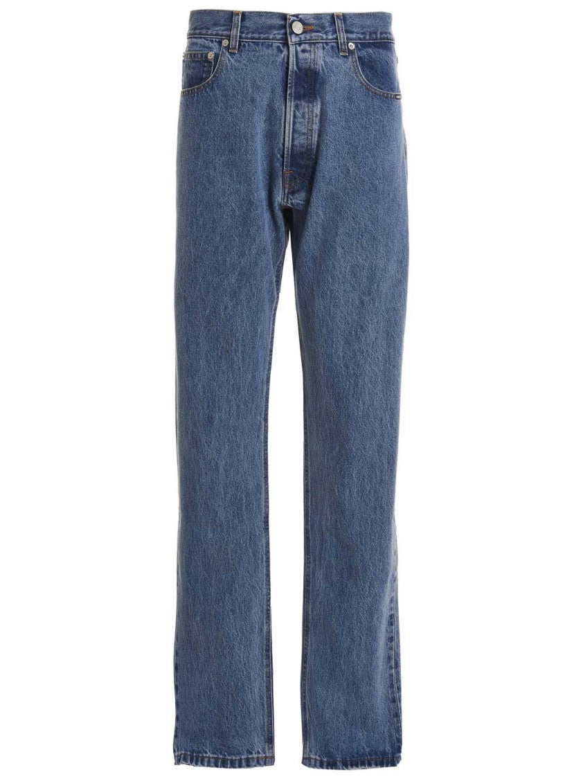 Vtmnts 5-Pocket Denim Jeans With Button Closure