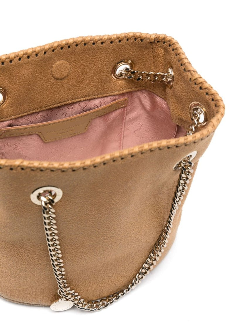 Stella Mccartney Falabella Bucket Bag In Beige Cruelty-Free Leather