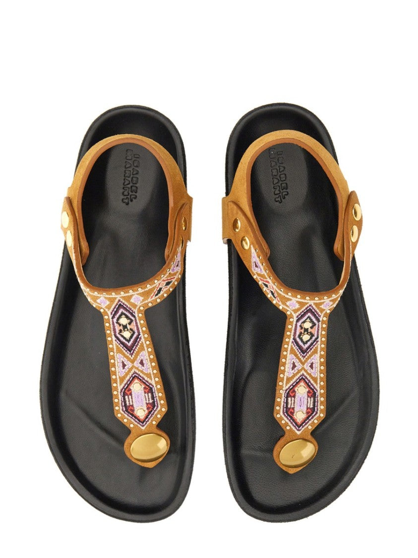 Isabel Marant Enore Leather Sandals
