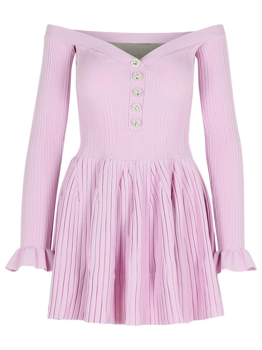 Self-Portrait Pink Viscose Blend Dress