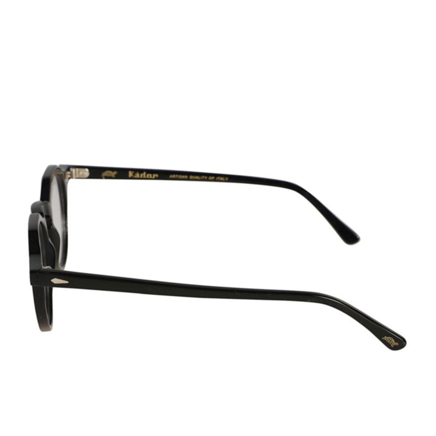 Kador Justin Classic Round Frame Eyeglasses With Geometric Accents