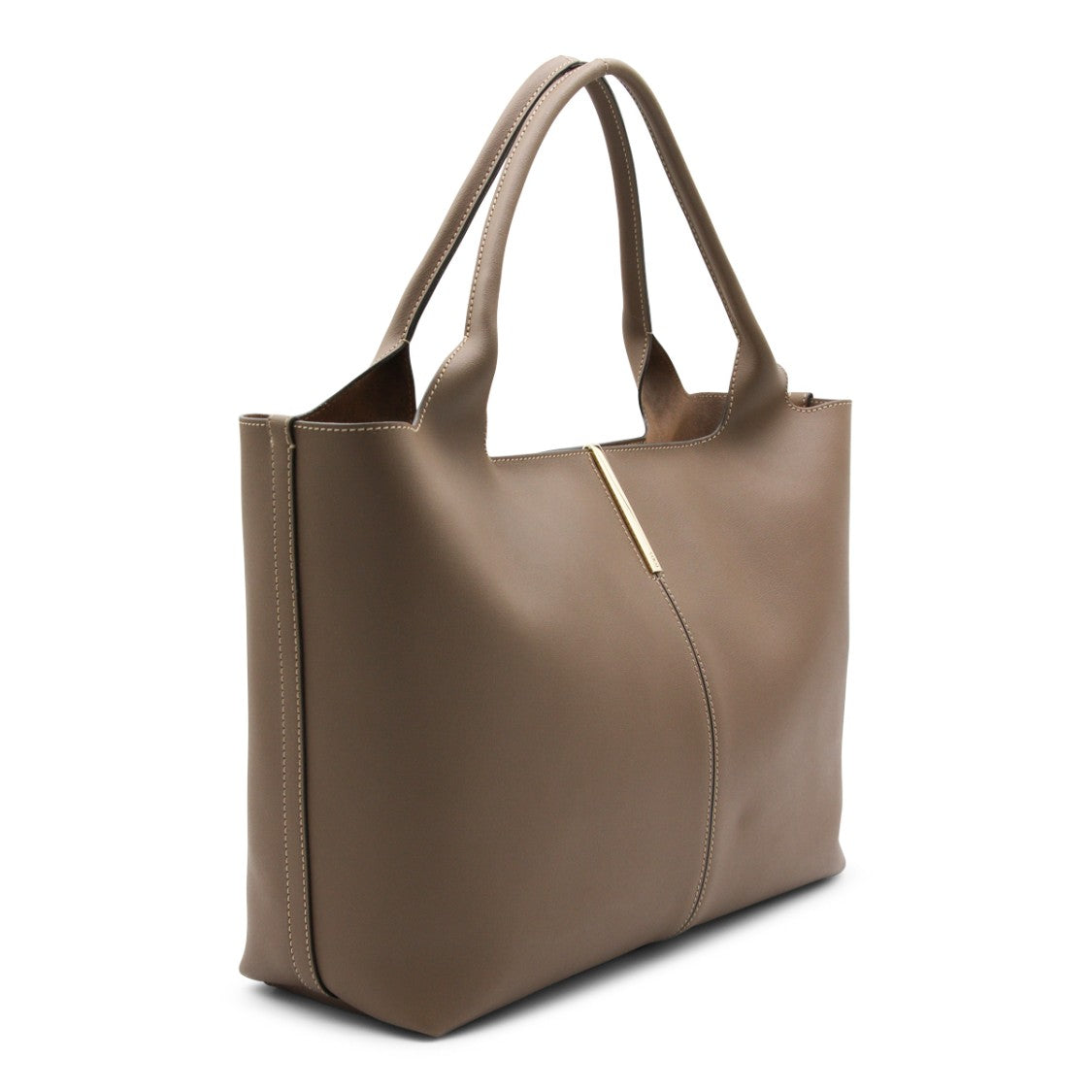 Tod's Brown Leather Top Handle Bag