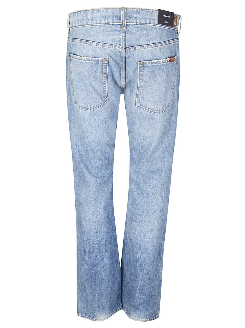 7 For All Mankind Blue The Bootcut Five-Pocket Jeans