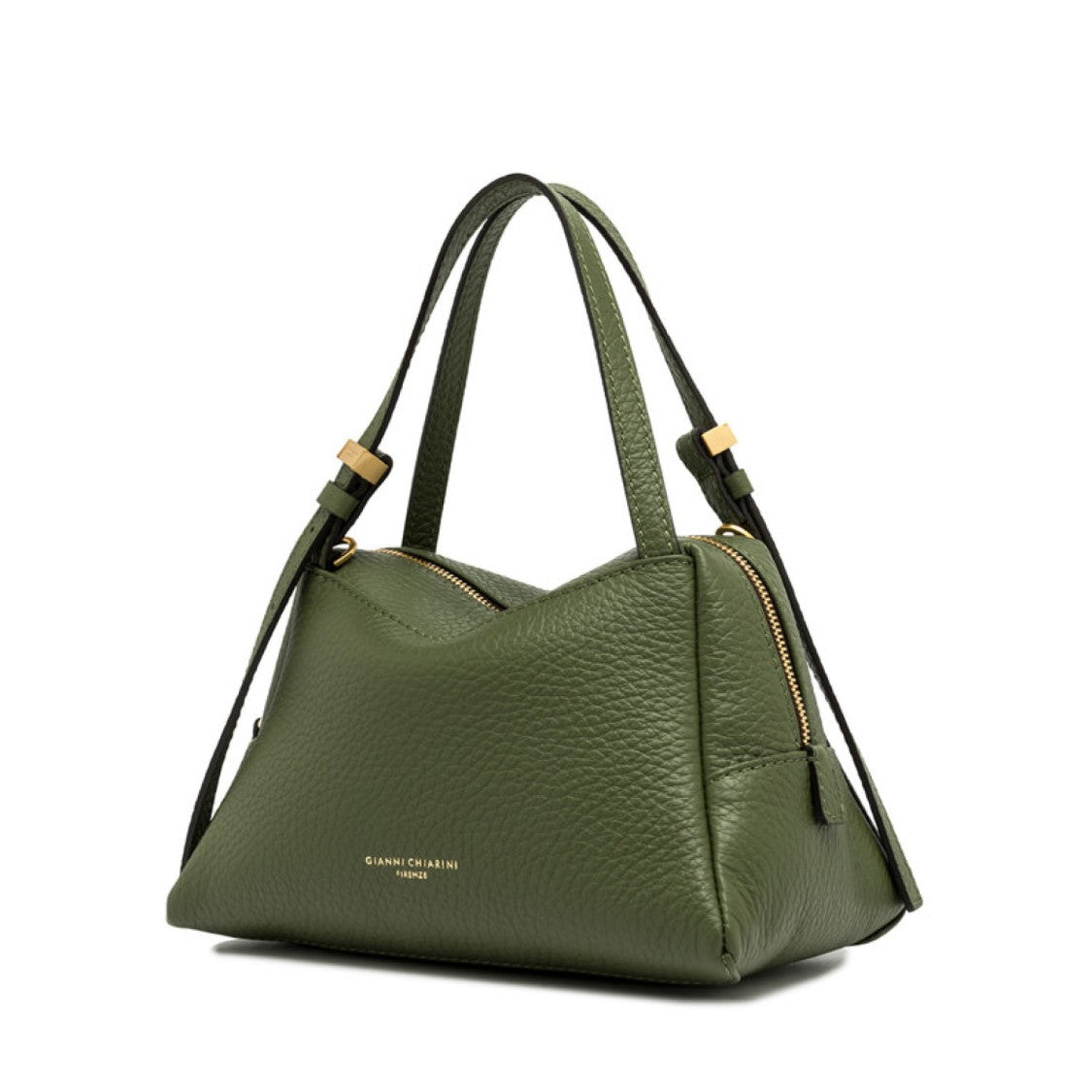 Gianni Chiarini Green Dea 2-Handle Duffle Bag