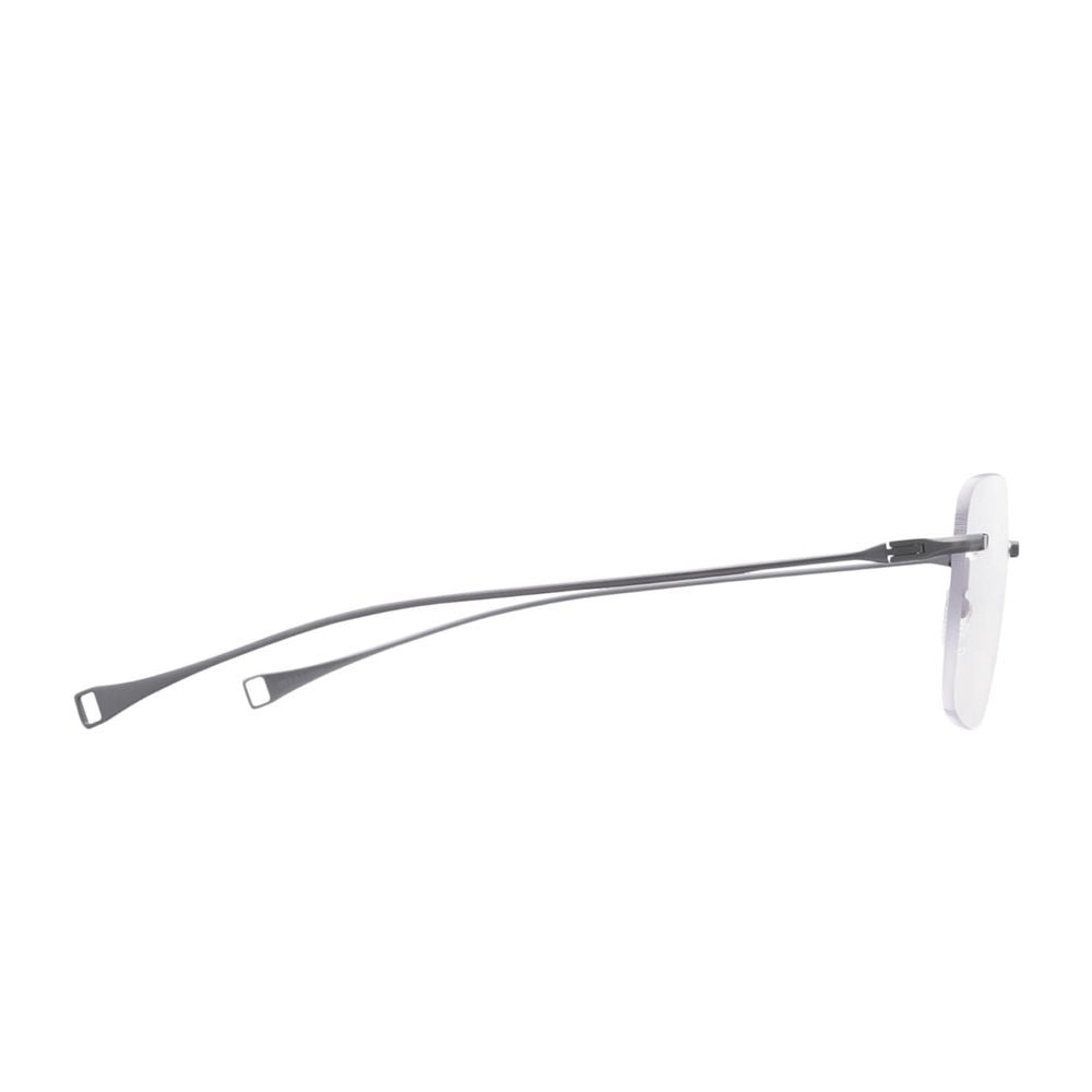 Dita Lancier Lsa 119 Rimless Gray Gummetal Titanium Eyeglasses