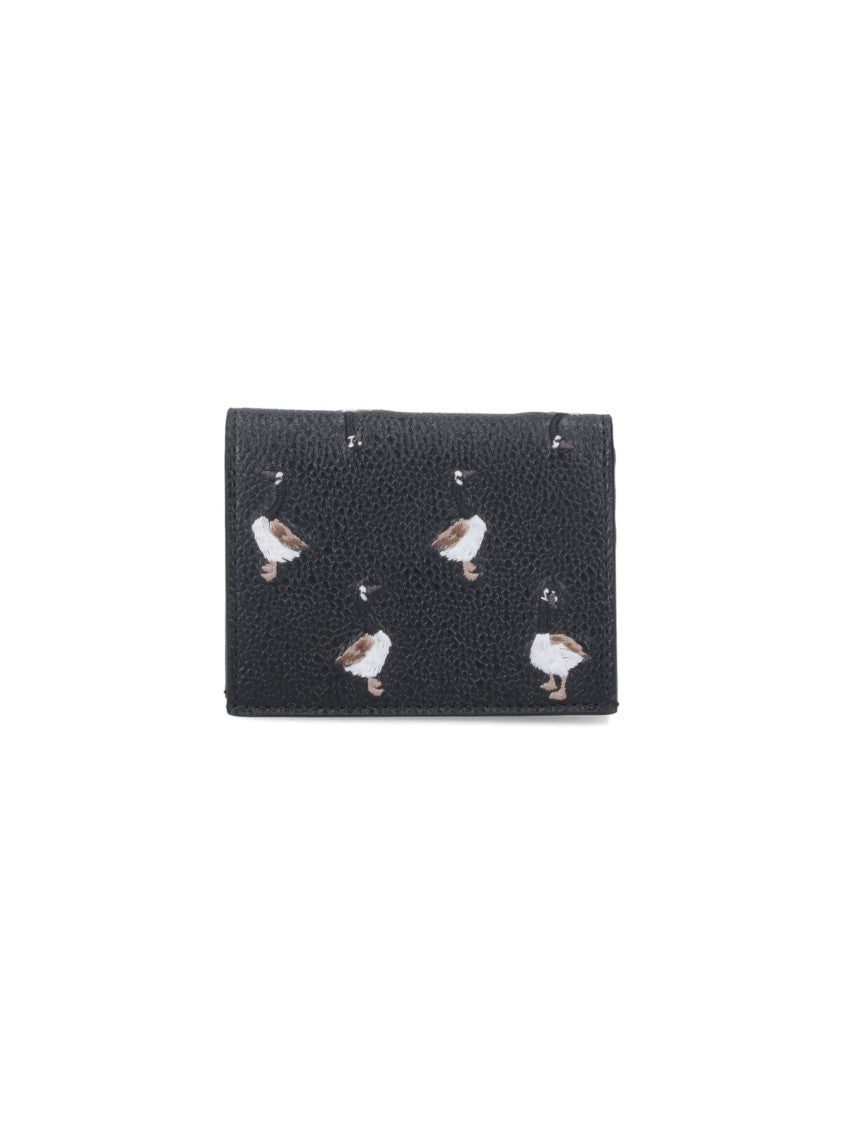 Thom Browne Goose Bi-Fold Wallet – Black
