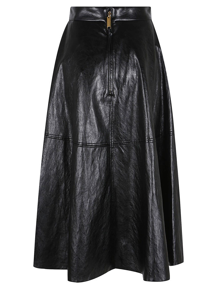 Elisabetta Franchi Flared Midi Skirt