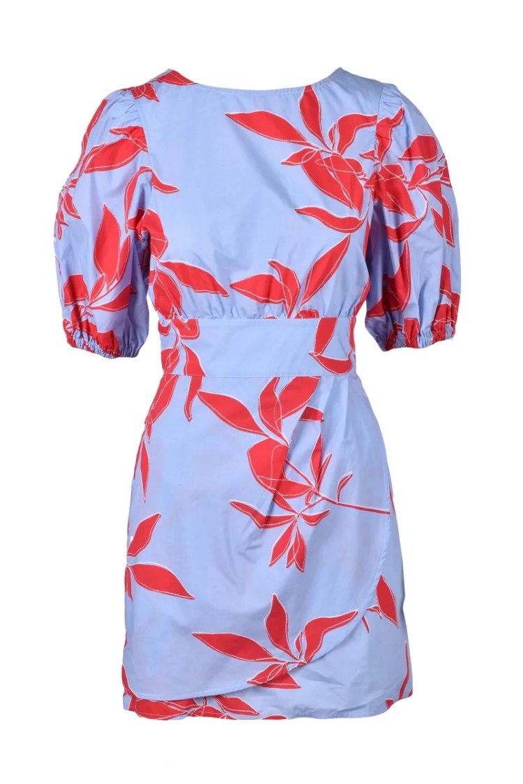 Attic And Barn Light Blue Cotton Dress