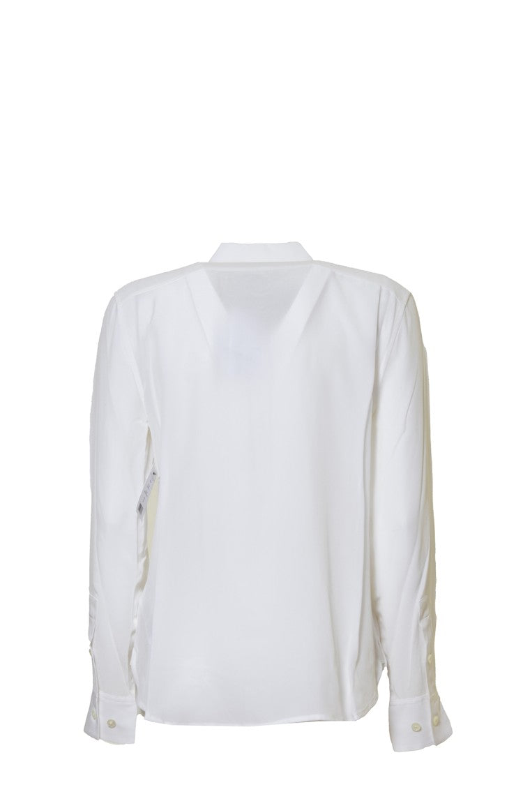 Equipment Leema White Silk Blouse