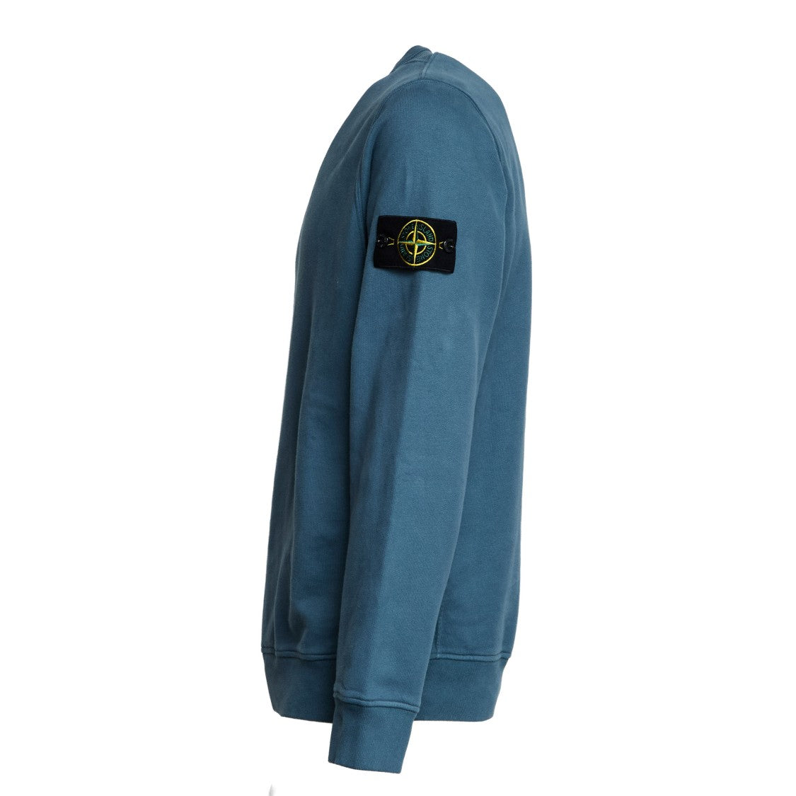 Stone Island Brushed Organic Cotton Fleece Crew Neck Sweatshirt