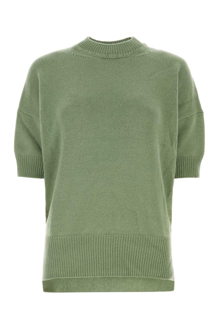 Jil Sander Pastel Green Wool Sweater