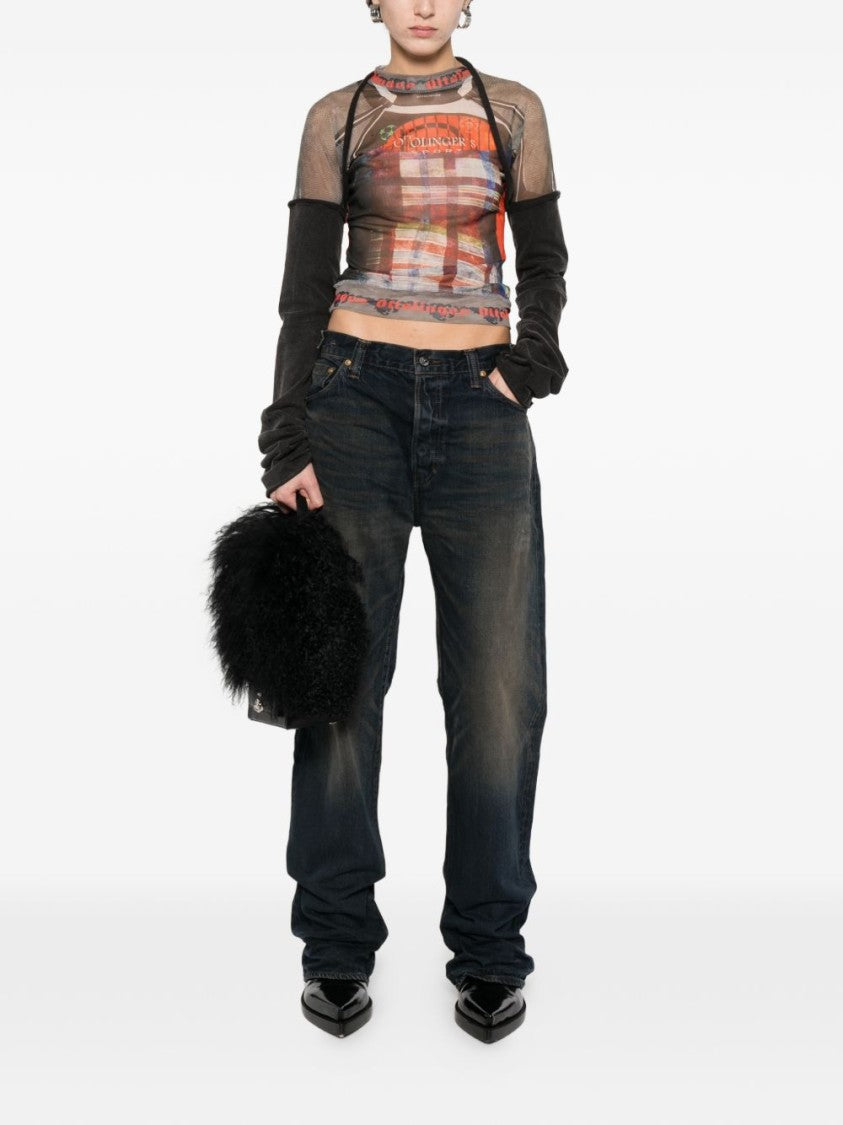 Ottolinger Long-Sleeved Top With Abstract Print
