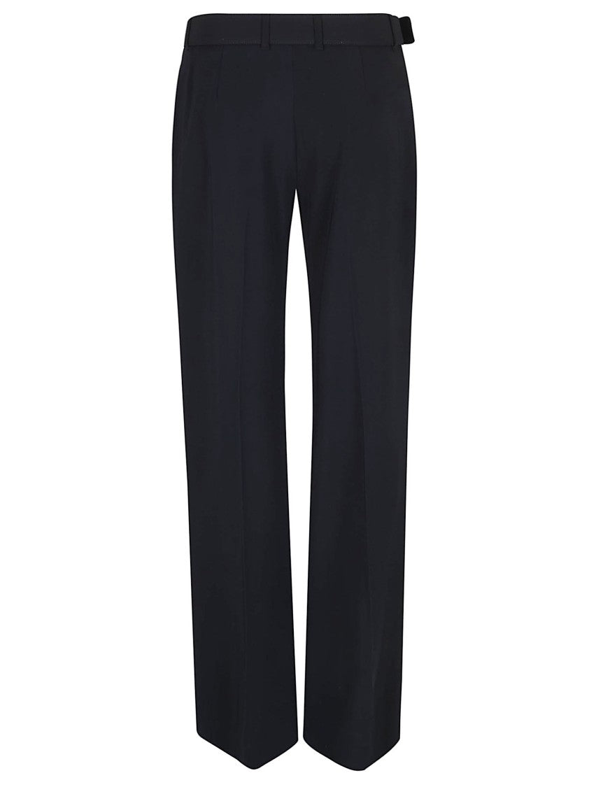 Ermanno Scervino Tailored Black Trousers With High Waist