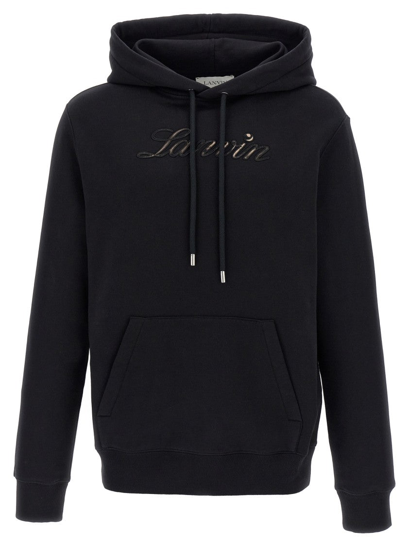 Lanvin Comfort Fit Fleece Cotton Hoodie