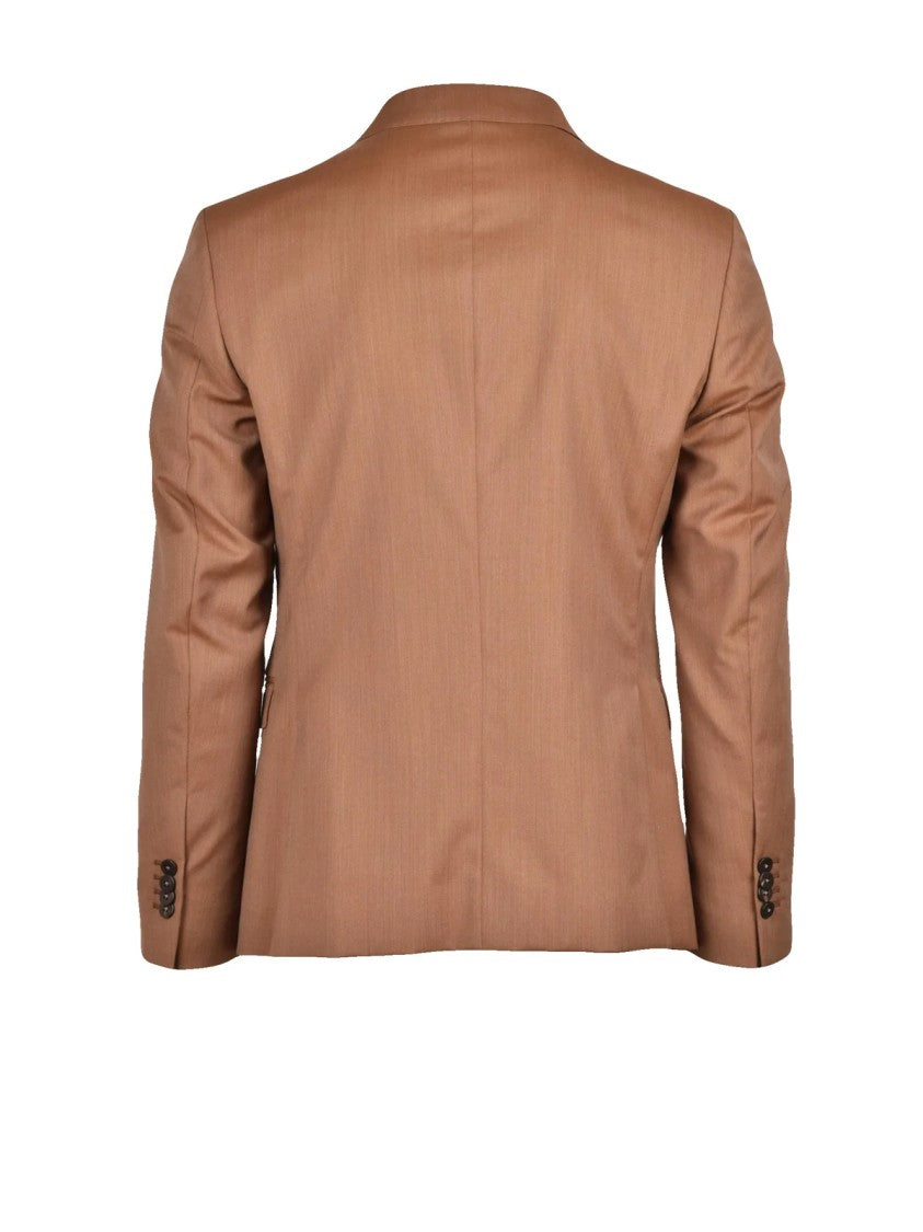 Lab 001 Biscuit Virgin Wool Formal Suit