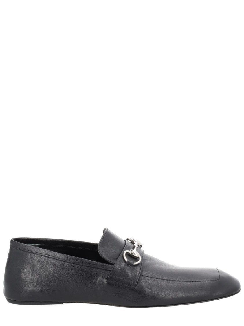 Gucci Ragazzo Horsebit Calf Leather Loafers