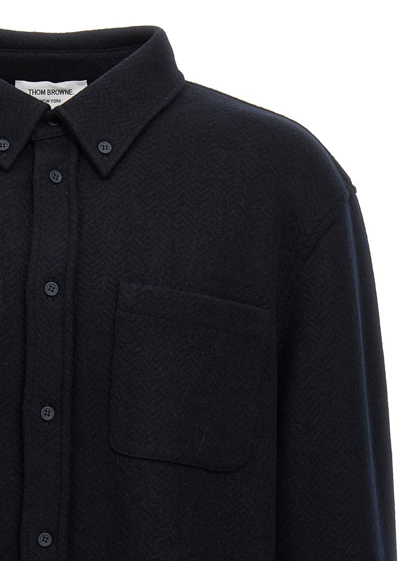 Thom Browne Oversized Herringbone Shirt
