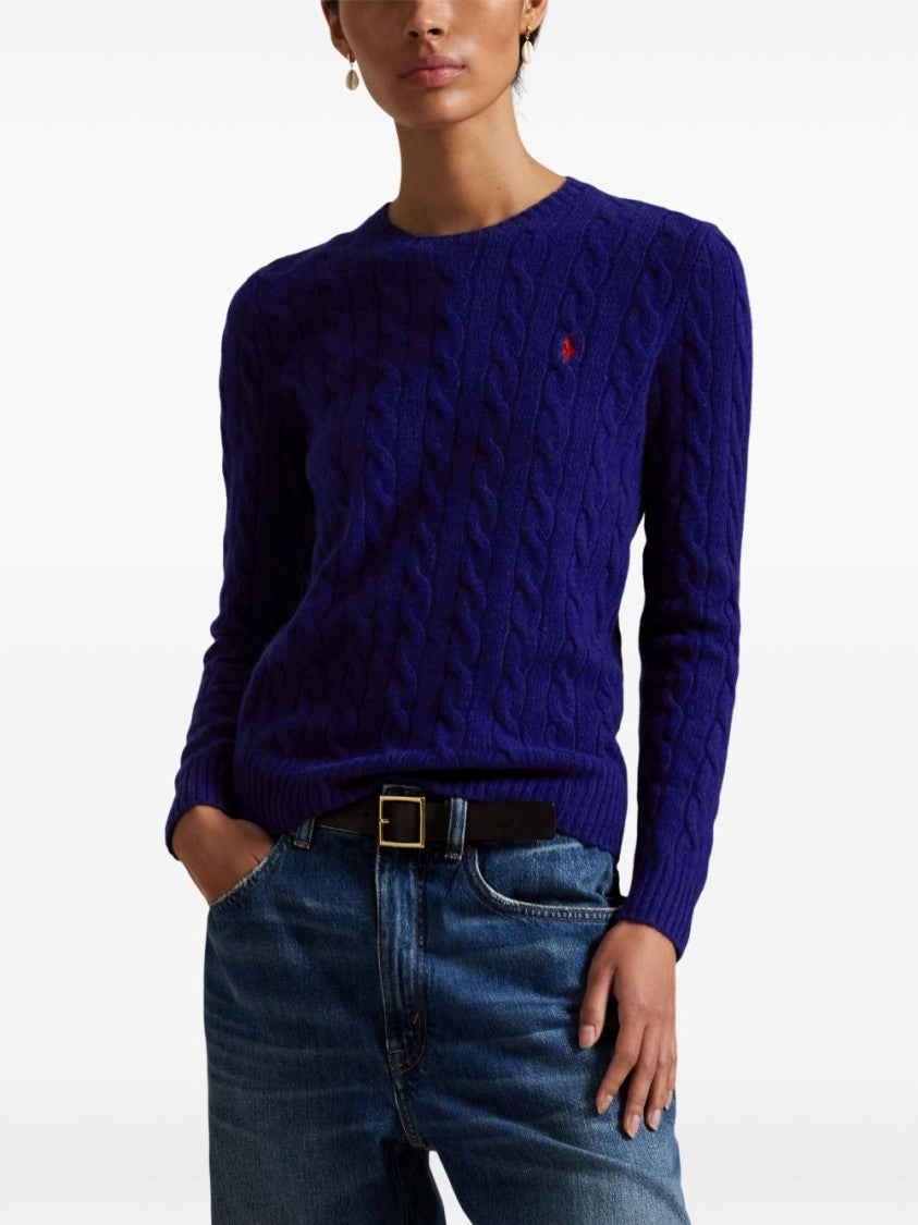 Polo Ralph Lauren Cable Knit Sweater With Crew Neckline