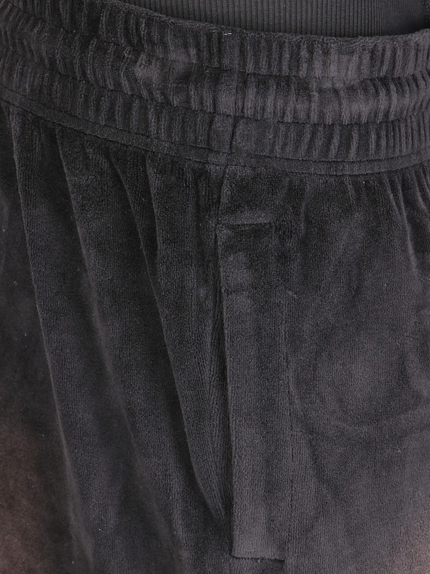 Knwls Velour Sport Pants With Adjustable Waist And Inner Layer