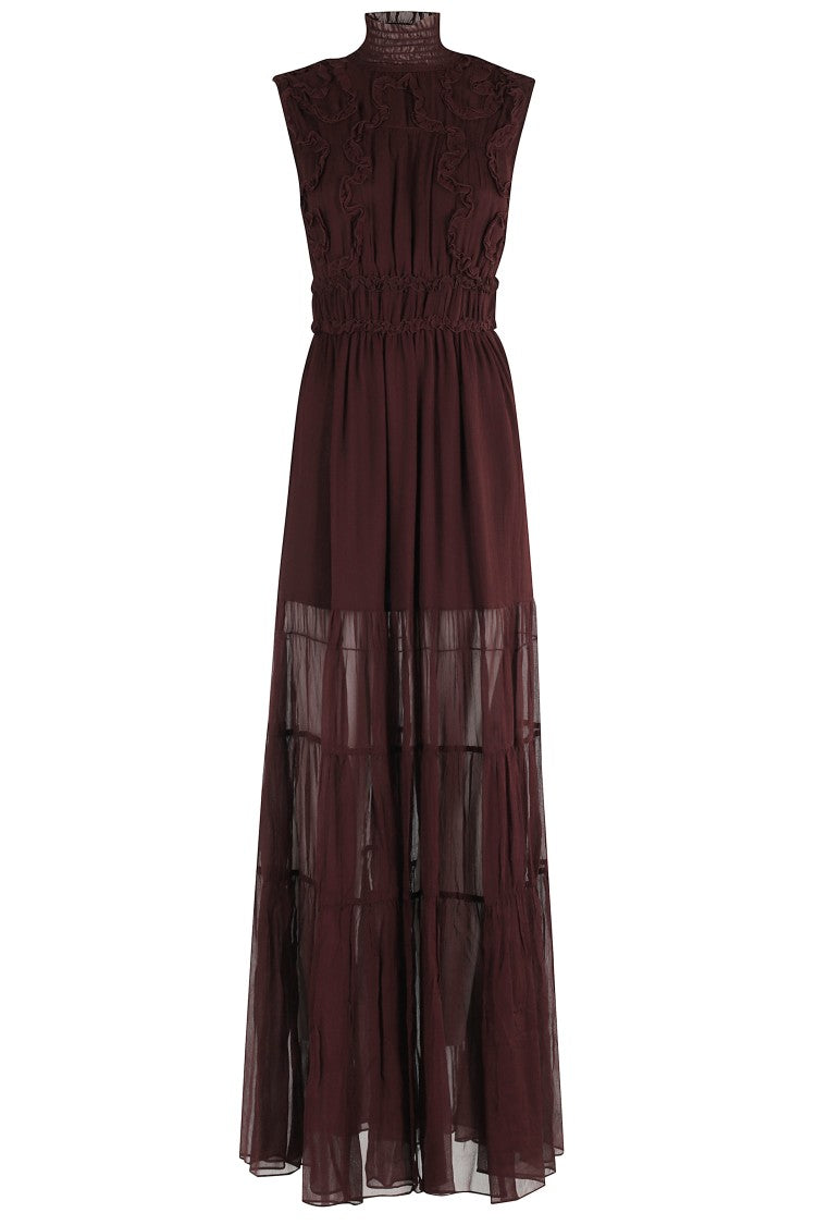 Ulla Johnson Verona Silk Smockerd Gown