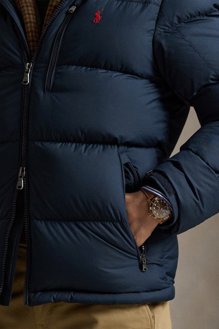 Polo Ralph Lauren Navy Hooded Down Puffer Jacket